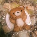 けだまんまる's cooksnap of when they made ミルフィーユ鍋リラックマ大根おろし.