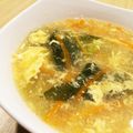 ☆おCHIBIこ☆'s cooksnap of when they made ふわとろ♡チンゲン菜の中華卵スープ.