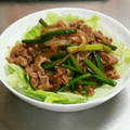 ヤミーヤムヤム's cooksnap of when they made 簡単！節約！ニンニクの芽と豚肉炒め.