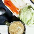 そよ風ソヨン's cooksnap of when they made わさび漬け風酒粕ディップ.