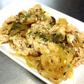 emityu's cooksnap of when they made ■豚肉ときのこのレモンバター照り焼き■.