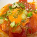 67luna's cooksnap of when they made まぐろのユッケ風.