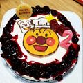 はなすび's cooksnap of when they made アンパンマンチョコプレート.