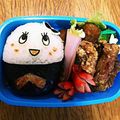 やくまるん's cooksnap of when they made ふなっしー♡キャラ弁.