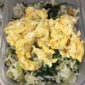 クックDMMZVX☆'s cooksnap of when they made 小松菜とじゃこの炒飯・ふわとろ卵のっけ.