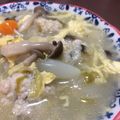 はら美's cooksnap of when they made 大葉香る鶏だんごの ふわとろ食べるスープ.