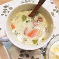 サハラ砂漠's cooksnap of when they made 白菜のミルクスープ.