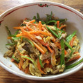 Kaoruby's cooksnap of when they made 絹さやしりしり？.