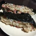 ゆーか♡♡'s cooksnap of when they made 簡単♪紅生姜天玉おにぎらず☆.