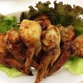 SATOUh's cooksnap of when they made つまみやおかずに☆手羽先餃子カレーチーズ.