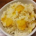 じょんlove's cooksnap of when they made 安納芋のおこわ.