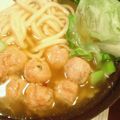 マキコナデシコ's cooksnap of when they made あっさり♪鶏だんご入りうどん.