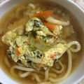 きなこあんこごま's cooksnap of when they made 白菜卵とじうどん.