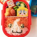 なっちｬﾝ's cooksnap of when they made 妖怪ウォッチ☆セーラーニャン☆キャラ弁.