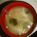 もりのりころ's cooksnap of when they made 定番☆えのき茸とわかめの味噌汁☆.