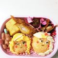 幼稚園組's cooksnap of when they made キャラ弁♪アナと雪の女王♪ツムツムver.