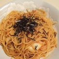 カバゴン's cooksnap of when they made キムチ納豆パスタ.
