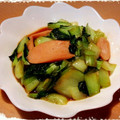 クック漣ちゃん's cooksnap of when they made ソーセージとチンゲン菜のマヨネーズ炒め♪.