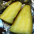 あんずちゃんママ's cooksnap of when they made 魚焼きグリルで簡単！あまーい焼き芋♡.