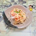 みかかめ's cooksnap of when they made サーモンと新玉ねぎの冷奴.