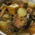 ｼｮｺﾗ⌒☆'s cooksnap of when they made 大根と鯖の味噌煮缶だけ、らくらく煮物.