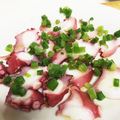 ボンユーマ's cooksnap of when they made 簡単☆タコのカルパッチョ.