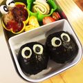 ゆーきんた's cooksnap of when they made ☆まっくろくろすけ弁当☆.