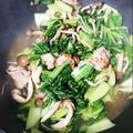 ミィ大好きはいじ's cooksnap of when they made ビタミン菜としめじの炒め物.