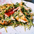 はるたんママ0727's cooksnap of when they made 豆苗とハムのふわ玉炒め.