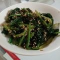 クックGSWQSN☆'s cooksnap of when they made シンプルでも美味しいほうれん草の胡麻和え.