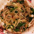 まりも0404's cooksnap of when they made 青い部分＆モヤシ♪節約つまみピリ辛ナムル.