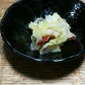 hani2007's cooksnap of when they made ハヤトウリ！やみつき梅肉和え！.