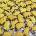 赤い靴's cooksnap of when they made ハロウィンに！！かぼちゃクッキー.