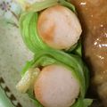 とも☆♪☆♪'s cooksnap of when they made お弁当★レンチン・キャベツでウィンナー巻.