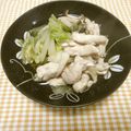 デカちゃん's cooksnap of when they made プリップリ！ささみと白菜の煮物♪.