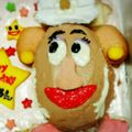 さきっchon's cooksnap of when they made ポテトヘッド 立体ケーキ☆トイストーリー.