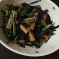 ①まま's cooksnap of when they made ひじきと小松菜、もやしの炒め物.