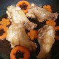 。ﾟペコちゃんﾟ。's cooksnap of when they made 飾り切り①♡ねじり梅(にんじん).