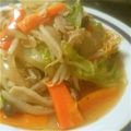 めーこ先生's cooksnap of when they made 冷蔵庫整理！中華丼＆皿うどん◼︎餡◼︎.