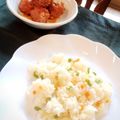 shima♪200's cooksnap of when they made 残りご飯でピラフ◎.