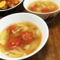 YUKIKI☆'s cooksnap of when they made キャベツとミニトマトの酸辣湯風.