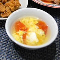 mielle's cooksnap of when they made トマトとしめじの卵スープ♡.