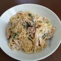 sukarin's cooksnap of when they made 簡単　牛乳でカルボナーラ.