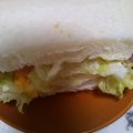 アピナス's cooksnap of when they made 厚切りトーストのがっつり♪卵サンド.