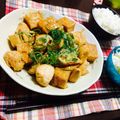 hamuuuuuuu's cooksnap of when they made あったか♪厚揚げと鶏肉の味噌辛煮♪♪.