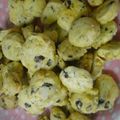 幸せうさぎ's cooksnap of when they made チョコ&アーモンドのドロップクッキー.