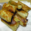 meg0111's cooksnap of when they made ささみとチーズの春巻き☆.