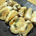 meg0111's cooksnap of when they made 簡単♪ササミと梅しそ巻き焼き.