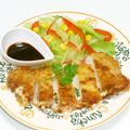 ちー（・＿・）'s cooksnap of when they made 梅しそチーズトンカツ.