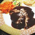 りんとひなのおうち's cooksnap of when they made チーズとろとろデミグラスハンバーグ.